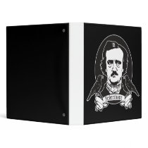 Edgar Allan Poe Avery Binder by jamierushad Edgar Allan Poe Avery Binder