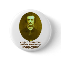 Edgar Allan Poe Button