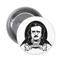 Edgar Allan Poe Button