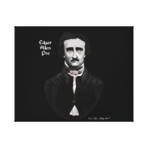 Edgar Allan Poe Gallery Wrap Canvas