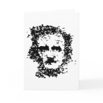 Edgar Allan Poe Greeting Card