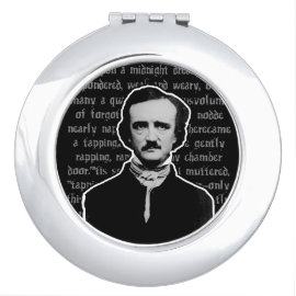 Edgar Allan Poe Compact Mirror
