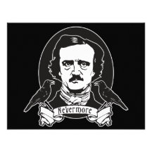 Edgar Allan Poe Custom Invite