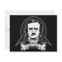 Edgar Allan Poe Custom Invite