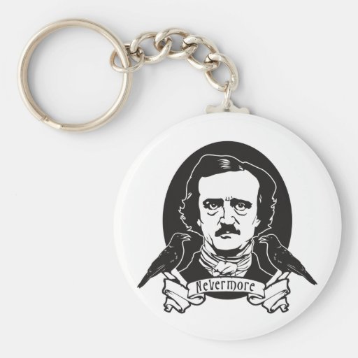 Edgar Allan Poe Key Chains Zazzle