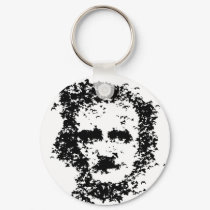 Edgar Allan Poe keychains by nassosvakalis Edgar Allan Poe keychains