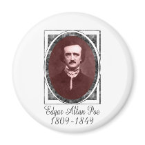 Edgar Allan Poe Magnet
