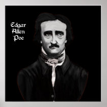 Edgar Allan Poe On Canvas Print