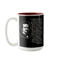 Edgar Allan Poe Poem ALONE mugs
