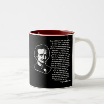 Edgar Allan Poe Poem ALONE Mug