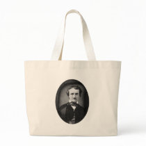 Edgar Allan Poe ~ Portrait 1849 Canvas Bags