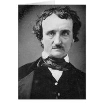 Edgar Allan Poe ~ Portrait 1849 Greeting Card