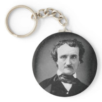 Edgar Allan Poe ~ Portrait 1849 Keychain