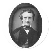 Edgar Allan Poe ~ Portrait 1849 Round Sticker