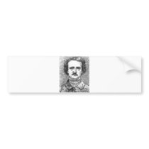 Edgar Allan Poe Portrait Bumper Stickers