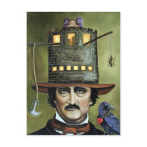 Edgar Allan Poe Post Card