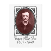 Edgar Allan Poe Postcard