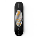 Edgar Allan Poe Custom Skate Board