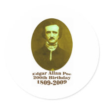 Edgar Allan Poe Sticker