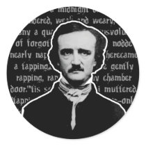 Edgar Allan Poe Sticker by WaywardMuse Edgar Allan Poe Sticker