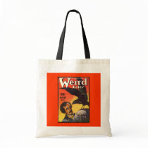 Edgar Allan Poe Weird Tales Cover Canvas Bag