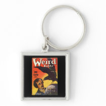 Edgar Allan Poe Weird Tales Cover Key Chain