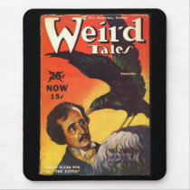 Edgar Allan Poe Weird Tales Cover Mouse Pad