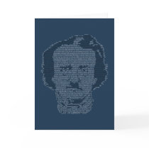 Edgar Allen Poe Greeting Card