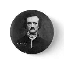 Edgar Allen Poe, pin-on buttons by KRFulton Edgar Allen Poe, pin-on buttons
