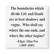 Edgar Allen Poe Quote 10a magnets