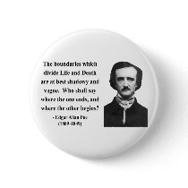 Edgar Allen Poe Quote 10b Pin