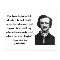 Edgar Allen Poe Quote 10b postcards