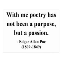 Edgar Allen Poe Quote 11a postcards