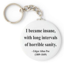 Edgar Allen Poe Quote 2a Keychains