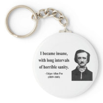 Edgar Allen Poe Quote 2b Keychain