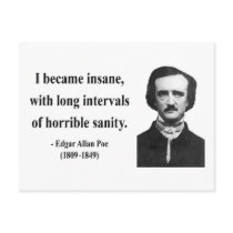 Edgar Allen Poe Quote 2b postcards