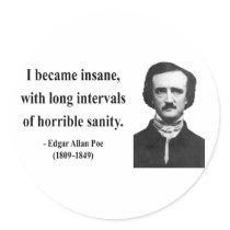 Edgar Allen Poe Quote 2b Sticker