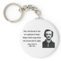 Edgar Allen Poe Quote 3b Key Chains