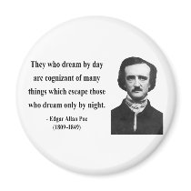 Edgar Allen Poe Quote 3b Refrigerator Magnets