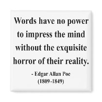 Edgar Allen Poe Quote 4a magnets