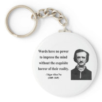 Edgar Allen Poe Quote 4b keychains