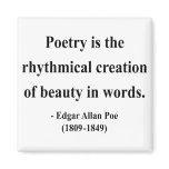 Edgar Allen Poe Quote 5a Fridge Magnet