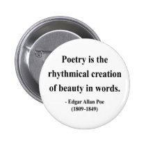 Edgar Allen Poe Quote 5a buttons