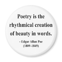 Edgar Allen Poe Quote 5a magnets