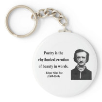 Edgar Allen Poe Quote 5b keychains