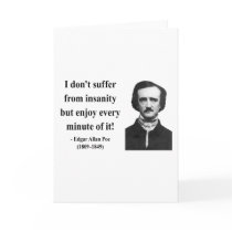 Edgar Allen Poe Quote 6b Greeting Cards