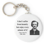 Edgar Allen Poe Quote 6b keychains