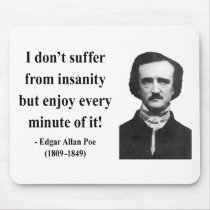 Edgar Allen Poe Quote 6b Mousepads