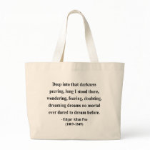 Edgar Allen Poe Quote 8a Canvas Bags