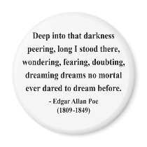 Edgar Allen Poe Quote 8a Magnets
